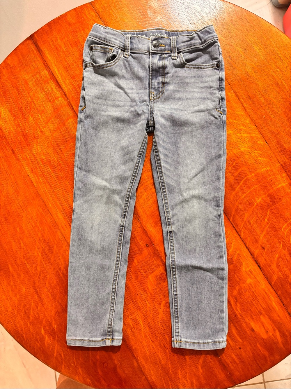 Cat & Jack boys skinny blue jeans size 6